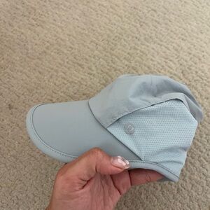lululemon athletica light blue performance visor